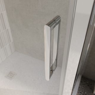 Душевой уголок BelBagno LUCE-AH-1-150/100-C-Cr хром